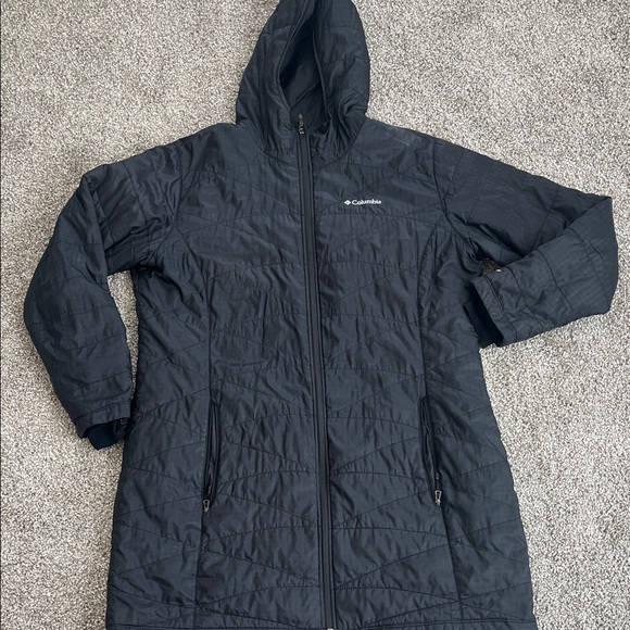 Columbia Charcoal Hooded Jacket - Picture 1 of 5